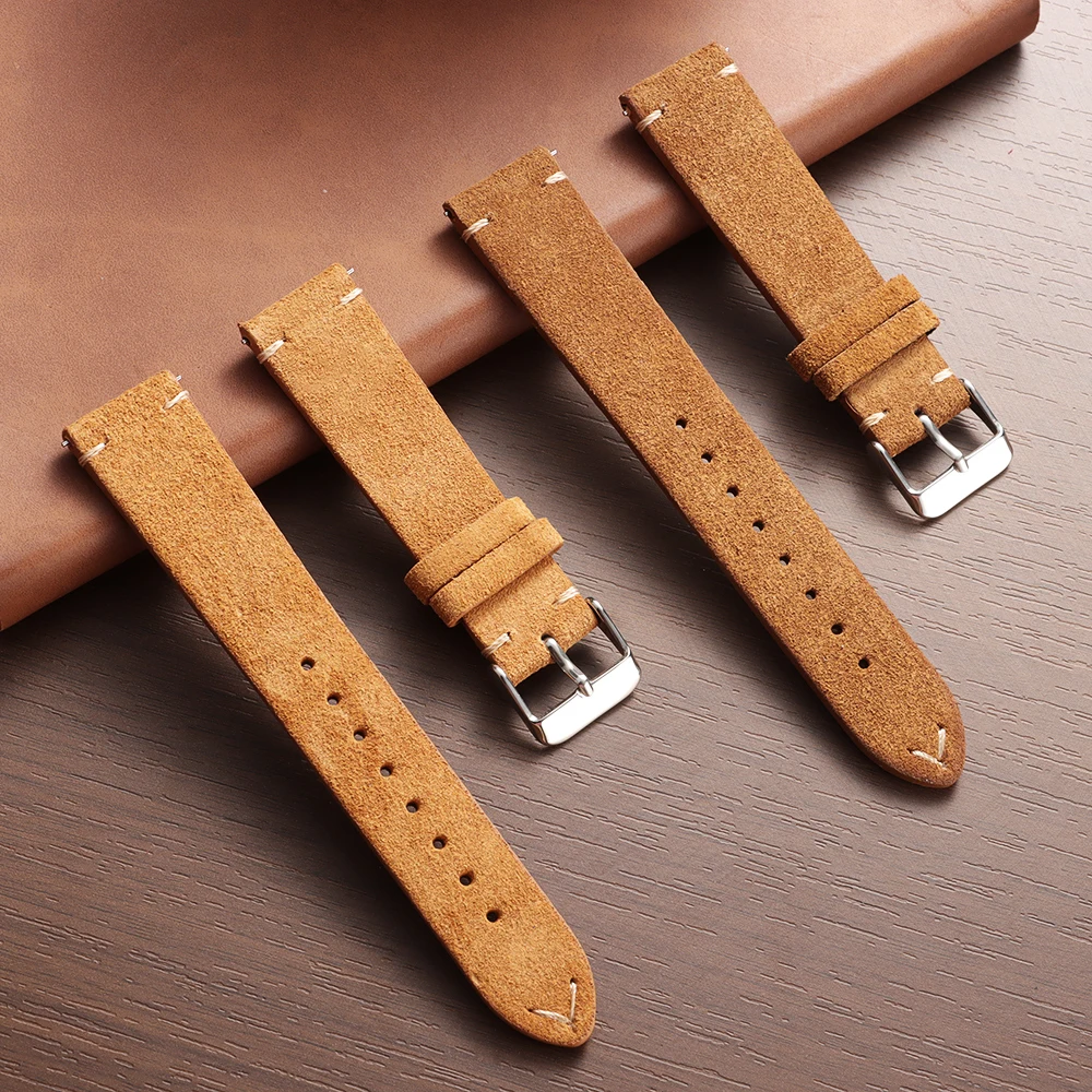 Pasek do zegarka z miękkiego z – Suede Strap Watch recenzja i cena