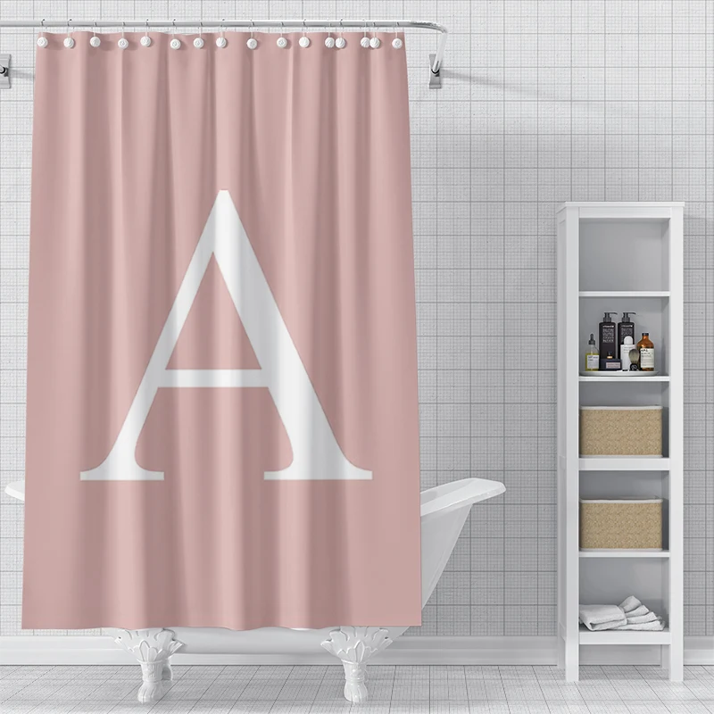 Home decor 26 letter shower curtains for bathroom waterproof fabric bathroom Curtains modern shower curtain 180x200 240x200