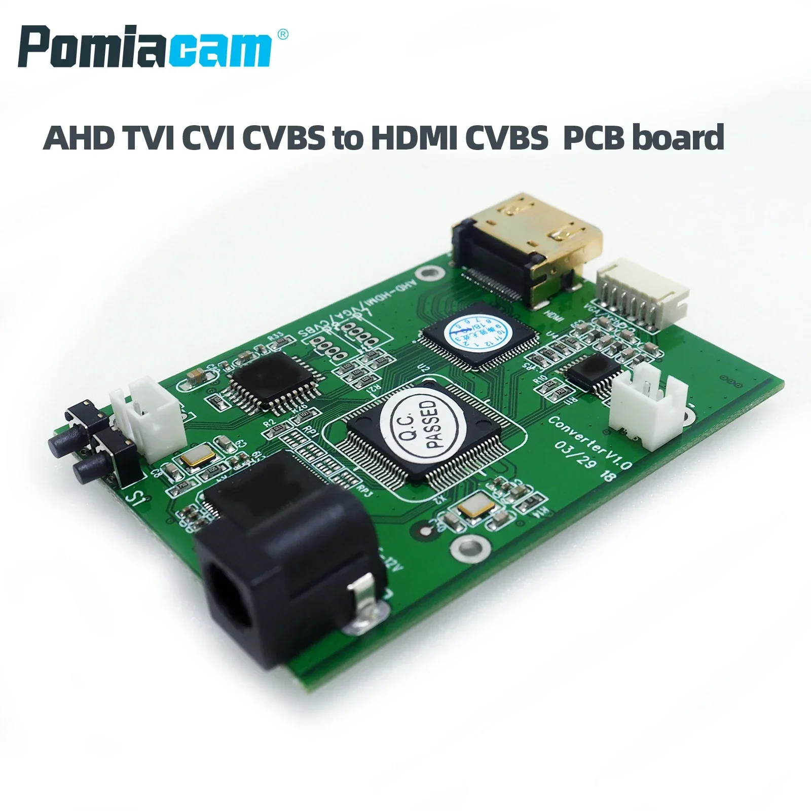 

AHD41 AHD TVI CVI CVBS Signal To HDMI VGA CVBS Signal Converter Board AHD To CVBS High Definition Video Signal Convertor