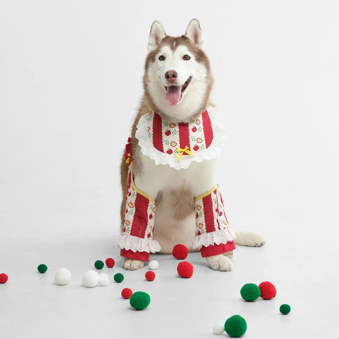 Christmas Dog Knee Brace Elbow Protector Winter Warm Thickened Neck Scarf Set Pet Leg Sleeve Joint Support Protective Gear