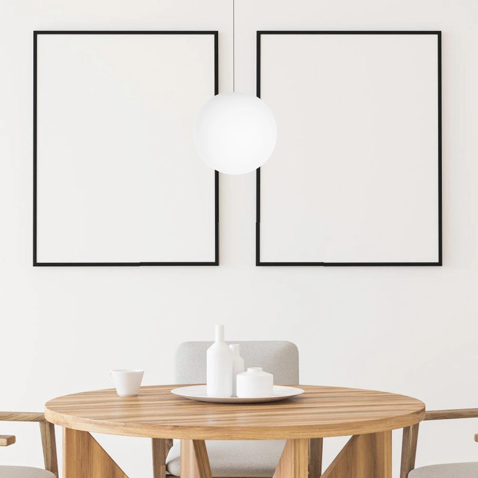 

Glass Lamp Shade Home Use Ball Shape Elegant Pendant Light Cover with Fashion Artistic Finish for Living Room Bedroom Hotel