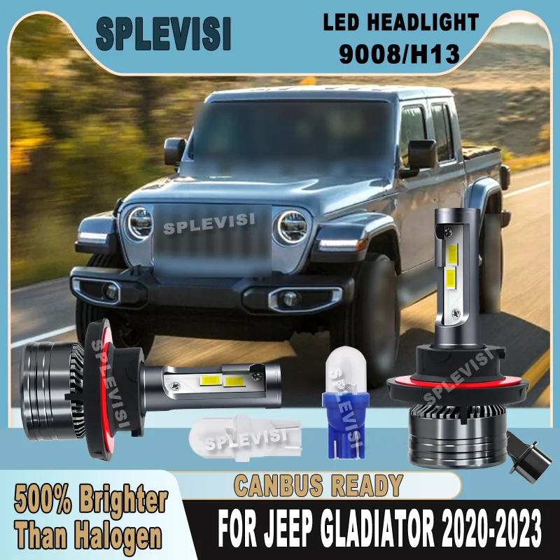 

outstanding dust and water resistance suitable for rain snow mud scenarios LED HEADLIGHT For Jeep Gladiator 2020 2021 2022 2023