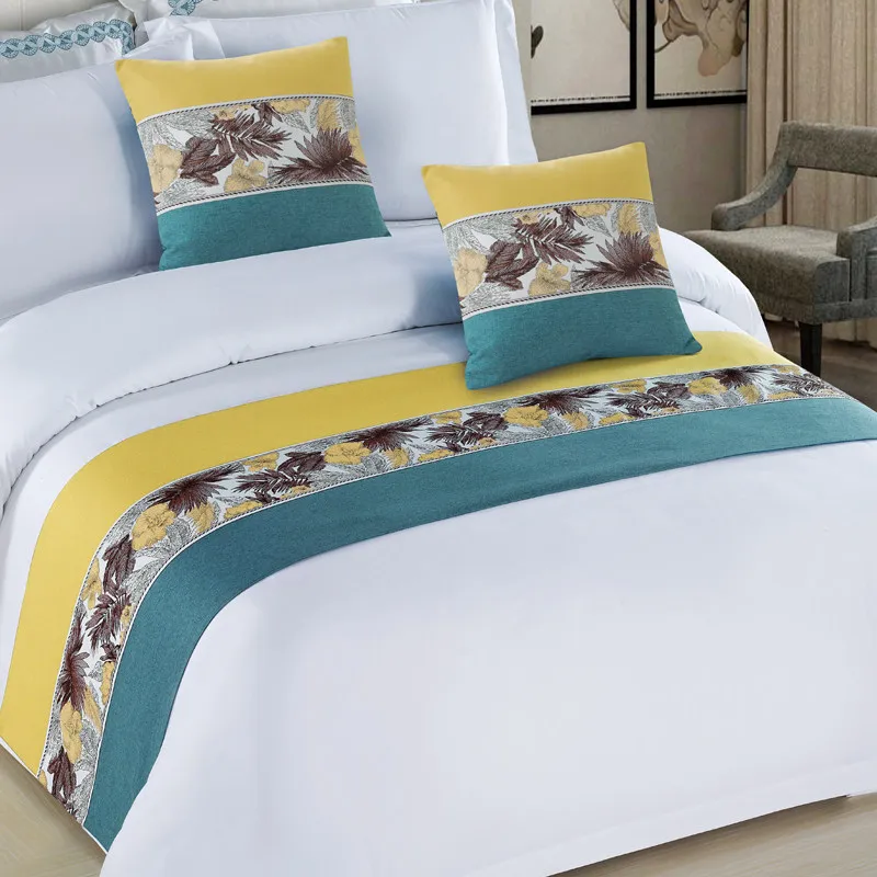Bed End Towel Bed Runner Nordic High-end Luxury Hotel Guesthouse Bed Border Flag Bedding Bed Flag Matching Towel