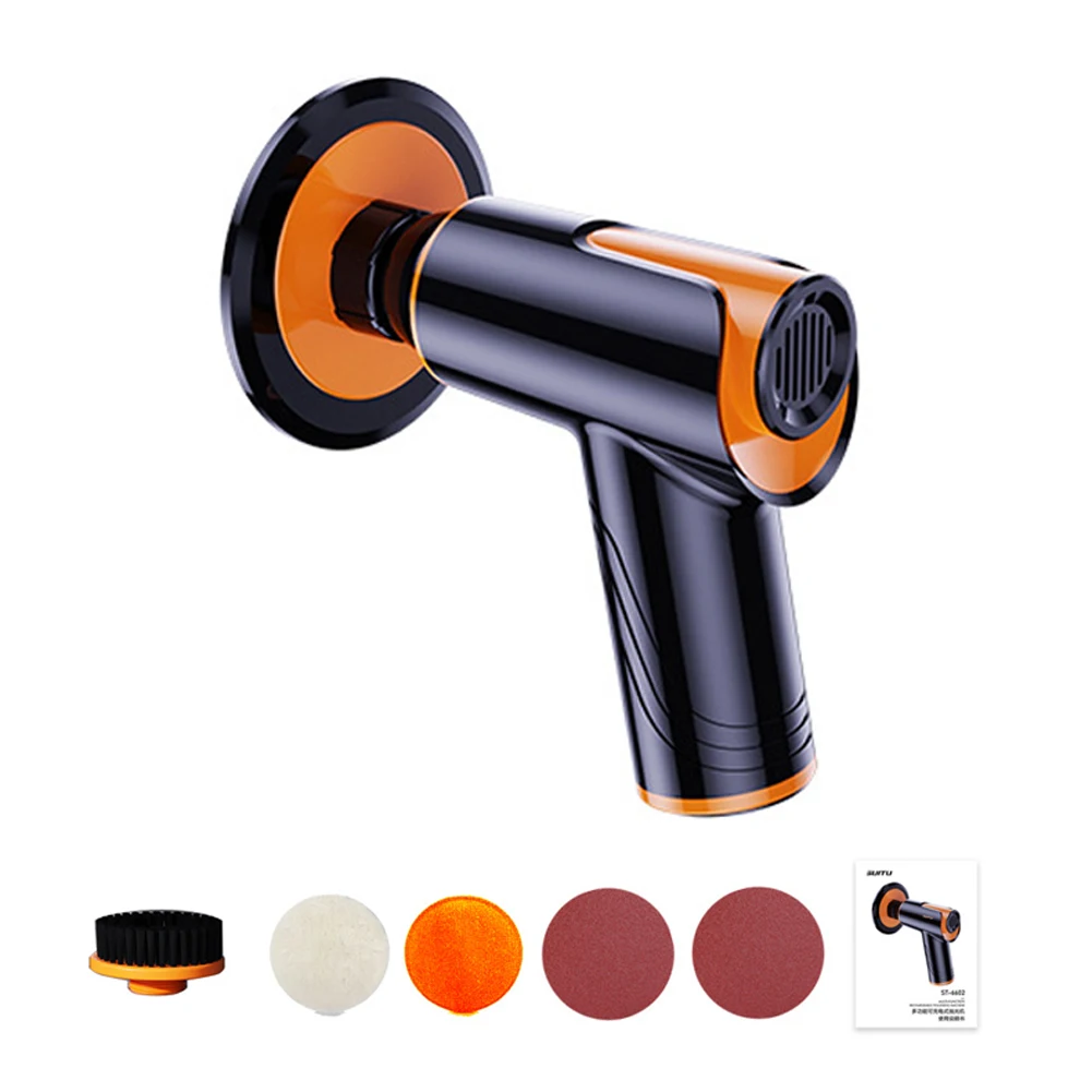 148W 1800rpm Multifunctional Cordless Car Polishing Waxing Machine Handheld Portable Car Polishing Machine Car Waxing Tool