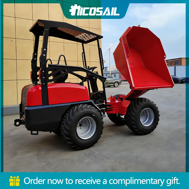 

Euro 5 Engine Mini Crawler Dumper CE Approved Garden Construction Use