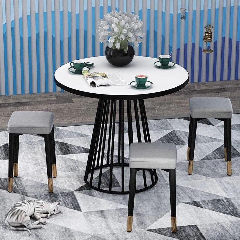 Stools for Household Use Student Dormitories Square Stools Stackable Square Dining Chair Dressing Stools Thickened Vanity Chair