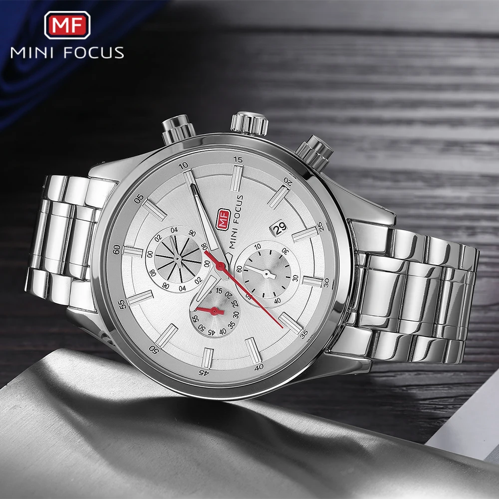 

New 2026 Chronograph Quartz Watches for Men Luxury Top Brand Military Sport Waterproof Wristwatch Men's Steel Strap Watch Clock