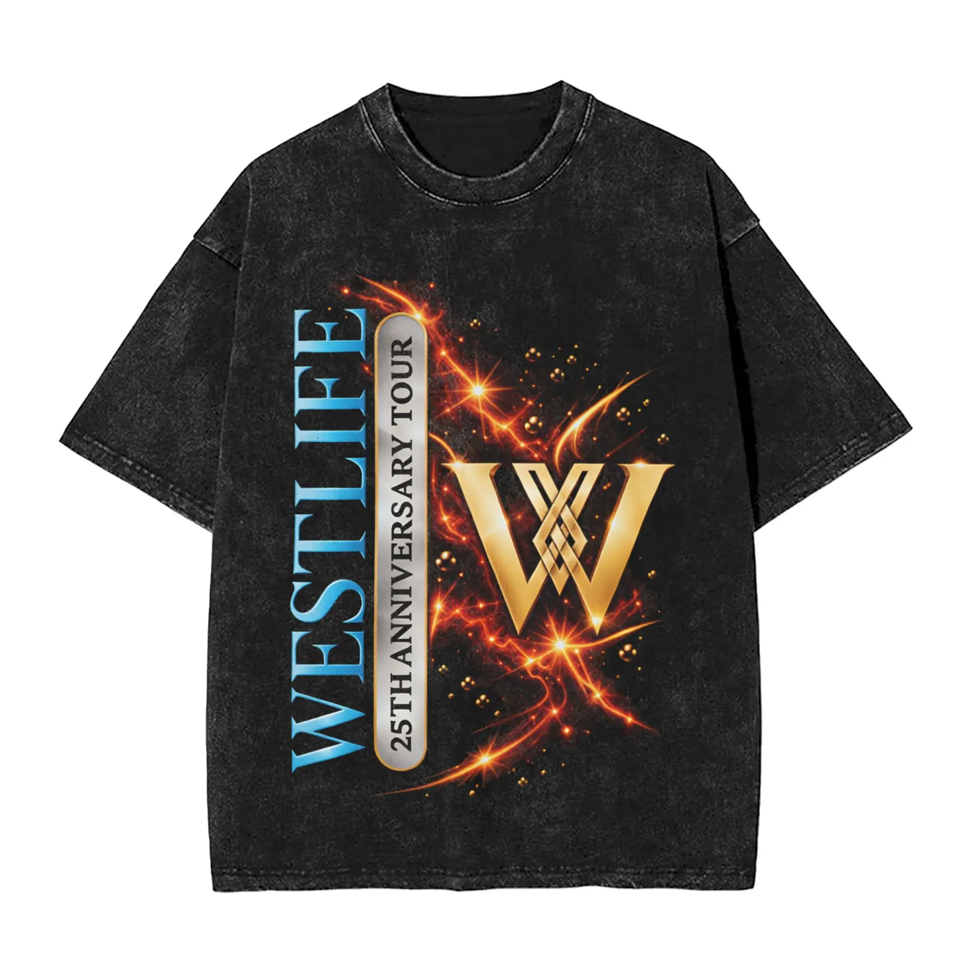 Westlife 25th Anniversary Tour 2026 T-Shirts Men  Casual Cotton Tee Shirt Crewneck Short Sleeve T Shirt Plus Size Clothing