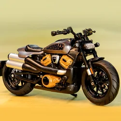 1:12 Scale Warhawk Motorcycle Alloy Toy High Simulation Diecasts Models Static Decoration Motorcycle Toys for Boy Birthday Gifts