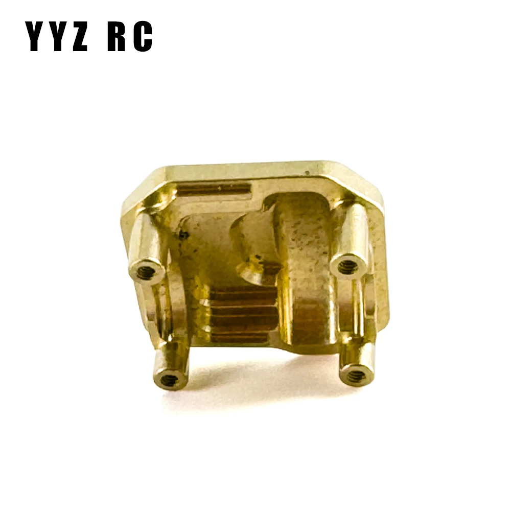 AR44 Axle Heavy Brass Differential Cover Diff Weights Metal For Axial Scx10 ii Upgrade Parts Rc Crawler Car Accessories 1/10