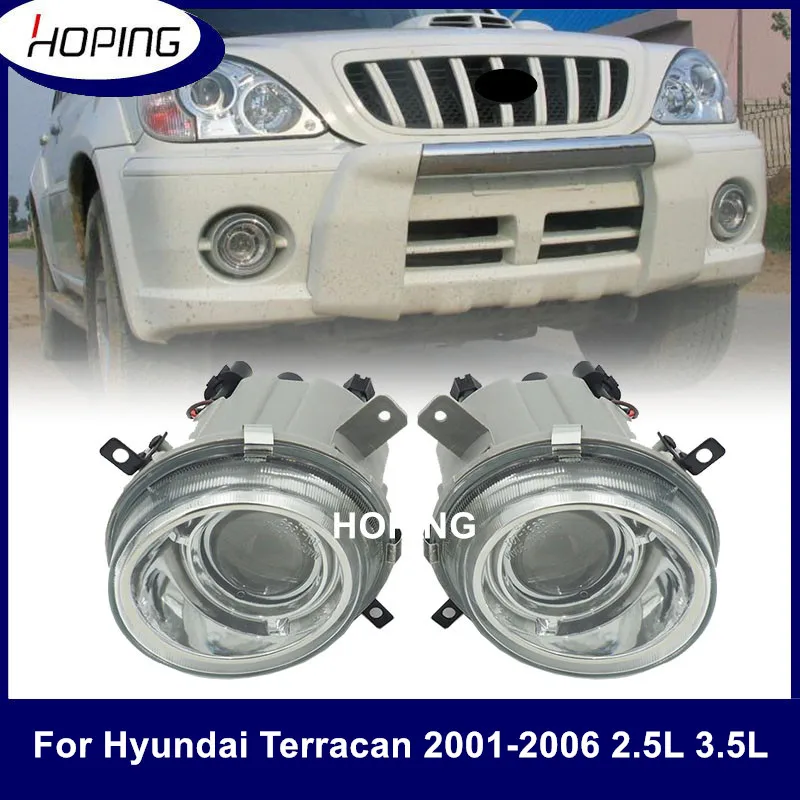 Licząc światło przeciwmgielne przedniego zderzaka na 2001 Terracan Hyundai 2002 2003 2004 2005 2006 przednie światło przeciwmgłowe 2.5L 3.5l