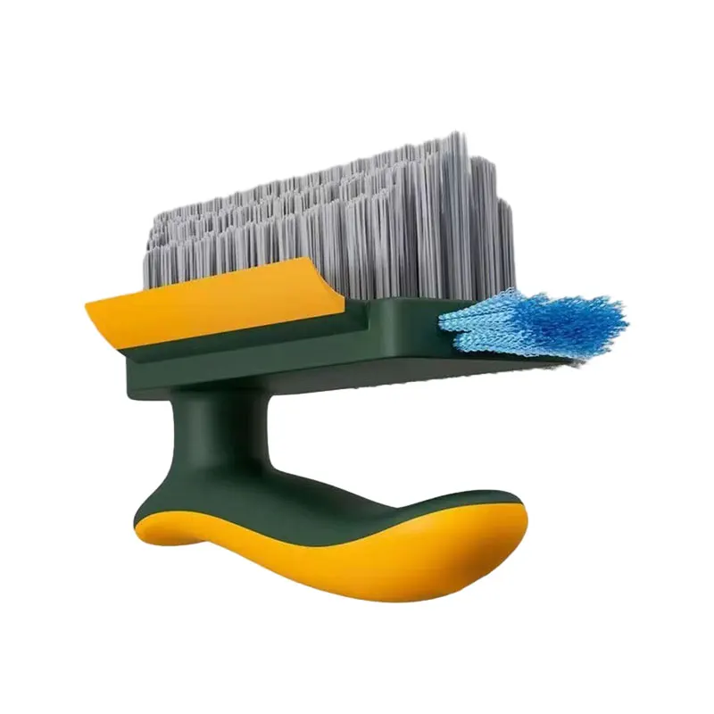 1PC Household Cleaning Brush Multifunctional Gap Ground Seam Scraping Brush Integrated Bathroom Corner Floor Cleaning Brush