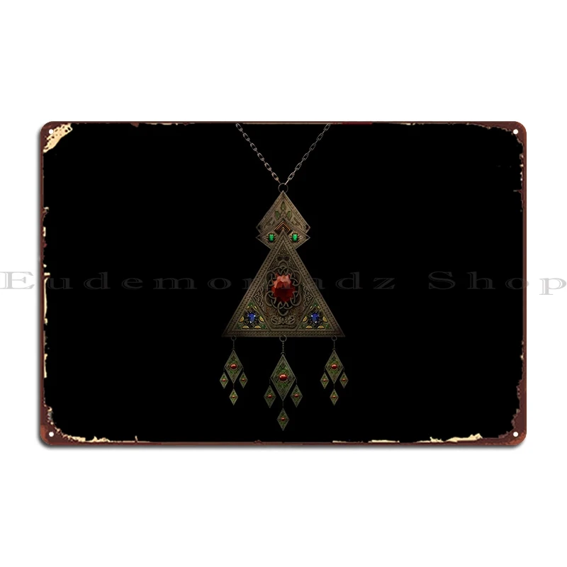 Amazigh Jewels Metal Plaque Poster Bar Decoration Pub Plates Designs Classic Tin Sign Poster