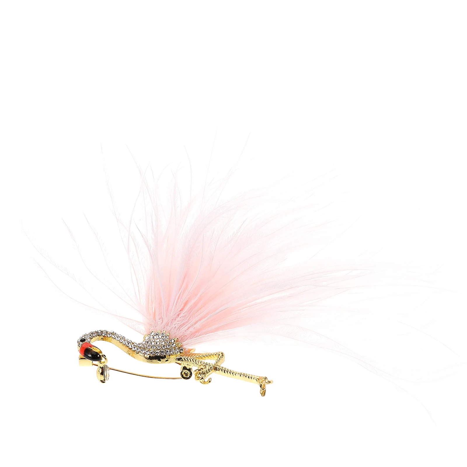 

Flamingo Brooch Pin Shiny Rhinestone Lapel Pin Scarf Hat Brooch Clothing Accessory Women Clothes Decor Women Clothes Decor