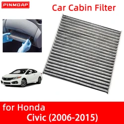 Car Cabin Air Filter for Honda Civic 2006-2015 Auto Filters Carbon Fiber P3875WS 80219-SHJ-A01 80292-SDA-407 80292-SDA-A01