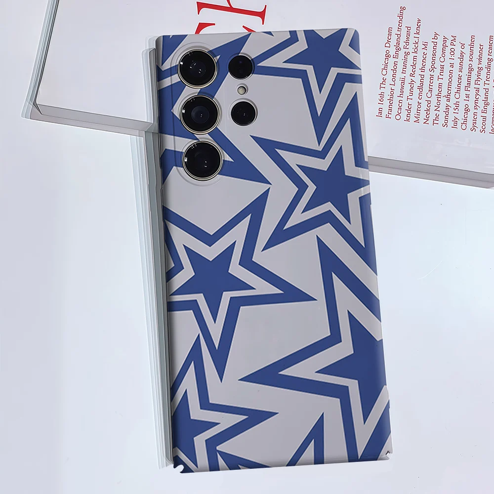 Luxury lns Stars Phone Case for Samsung Galaxy S26 S25 S24 S23 Ultra Plus Luxury Double-layer anti-fall Back Cover