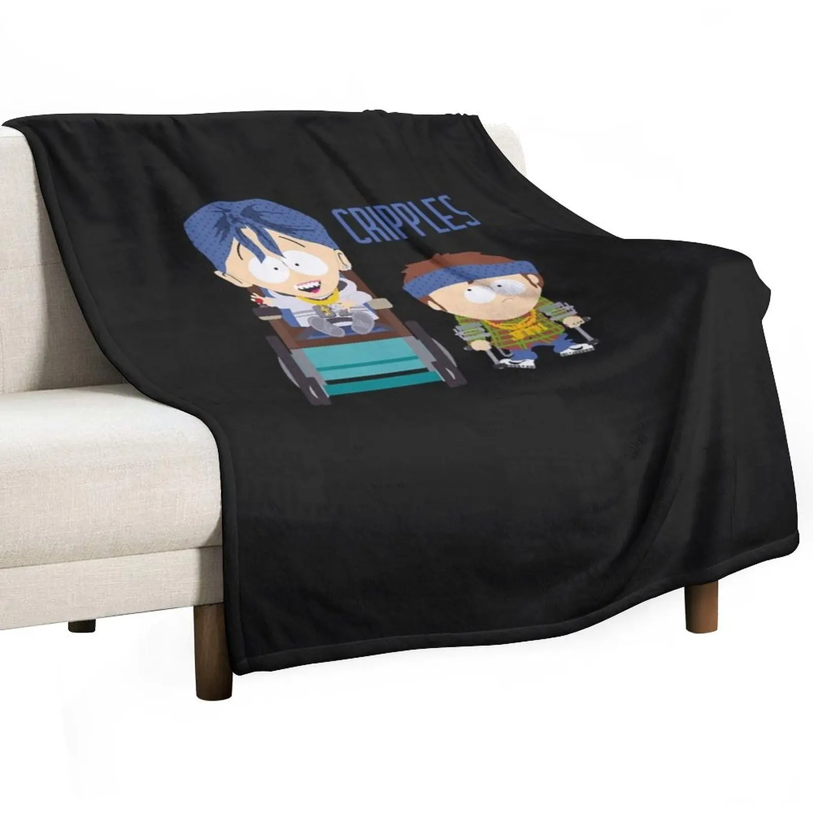 

South Park Jimmy and Timmy CRIPPLES Classic T-Shirt Throw Blanket for winter for sofa Loose Blankets For Sofas Blankets