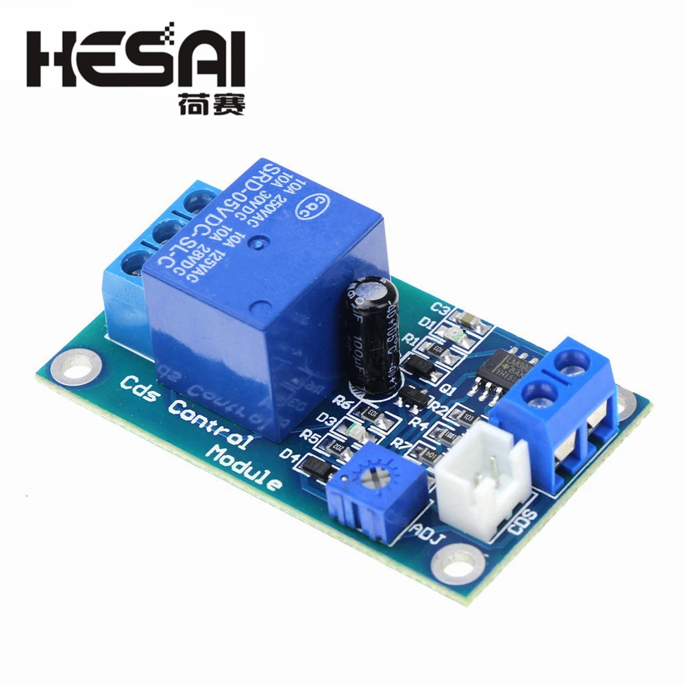 

Smart Electronics DC 5V/12V Light Control Switch Photoresistor Relay Module Detection Sensor XH-M131