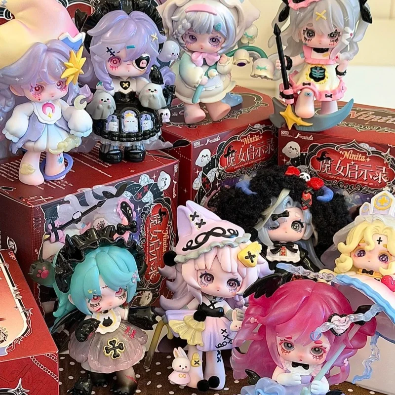 

Оригинальная коллекционная фигурка Ninita Witch Revelation Series Blind Box: Милая девочка, настольное украшение, модная игрушка, подарок-сюрприз