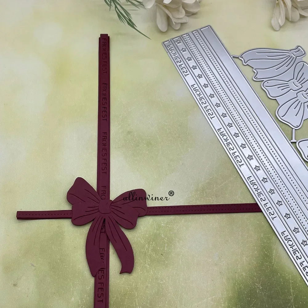 

Bow tie decoration Metal Cutting Dies Stencils Die Cut for DIY Scrapbooking Album Paper Card making