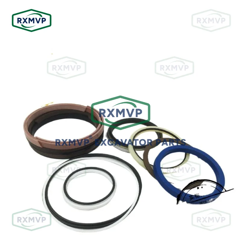 For Kobelco SK320-6 Big Arm Middle Arm Bucket Arm Oil Cylinder Oil Seal Repair Kit Excavator Accessories