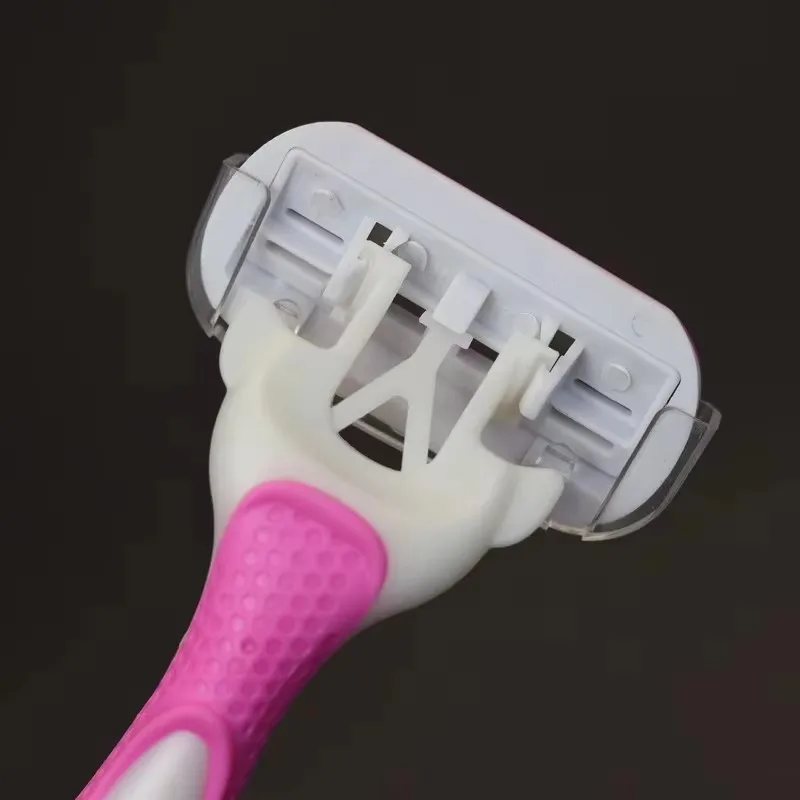 KVIFO 3-Layer Manual Shaving Razor Ultra-Sharp Blades for Effortless Glide Anti-Irritation Design Long-Lasting Durability Perfe