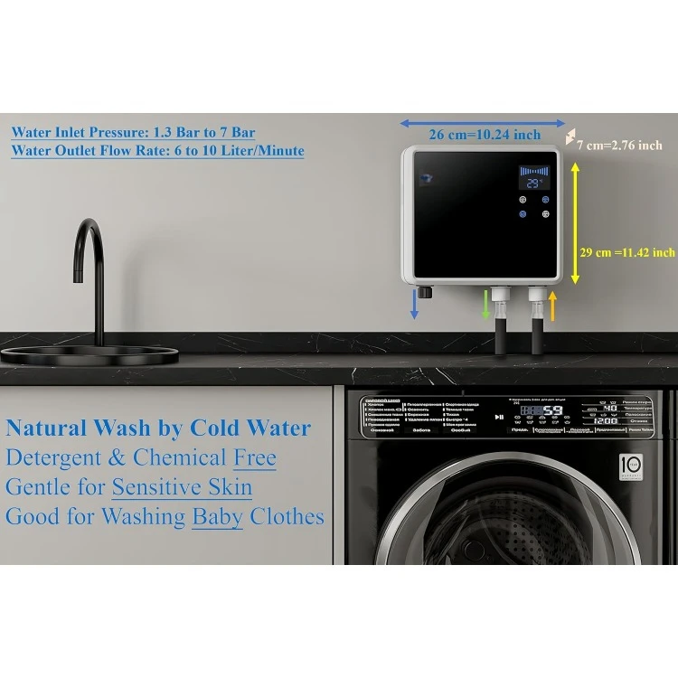 Ozone Laundry Washer System - 2 Outlets!