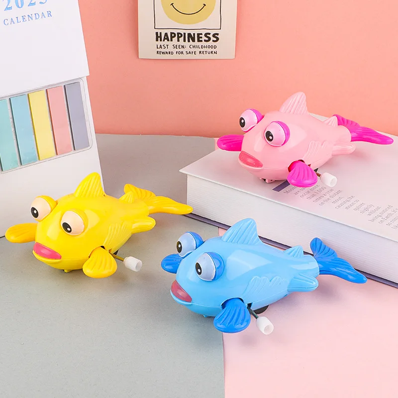 

Креативные забавные заводные игрушки с золотой рыбкой, обучающие игрушки для ползания ребенка, инерционное скольжение, заводная Золотая рыбка, развивающие игрушки, милый подарок