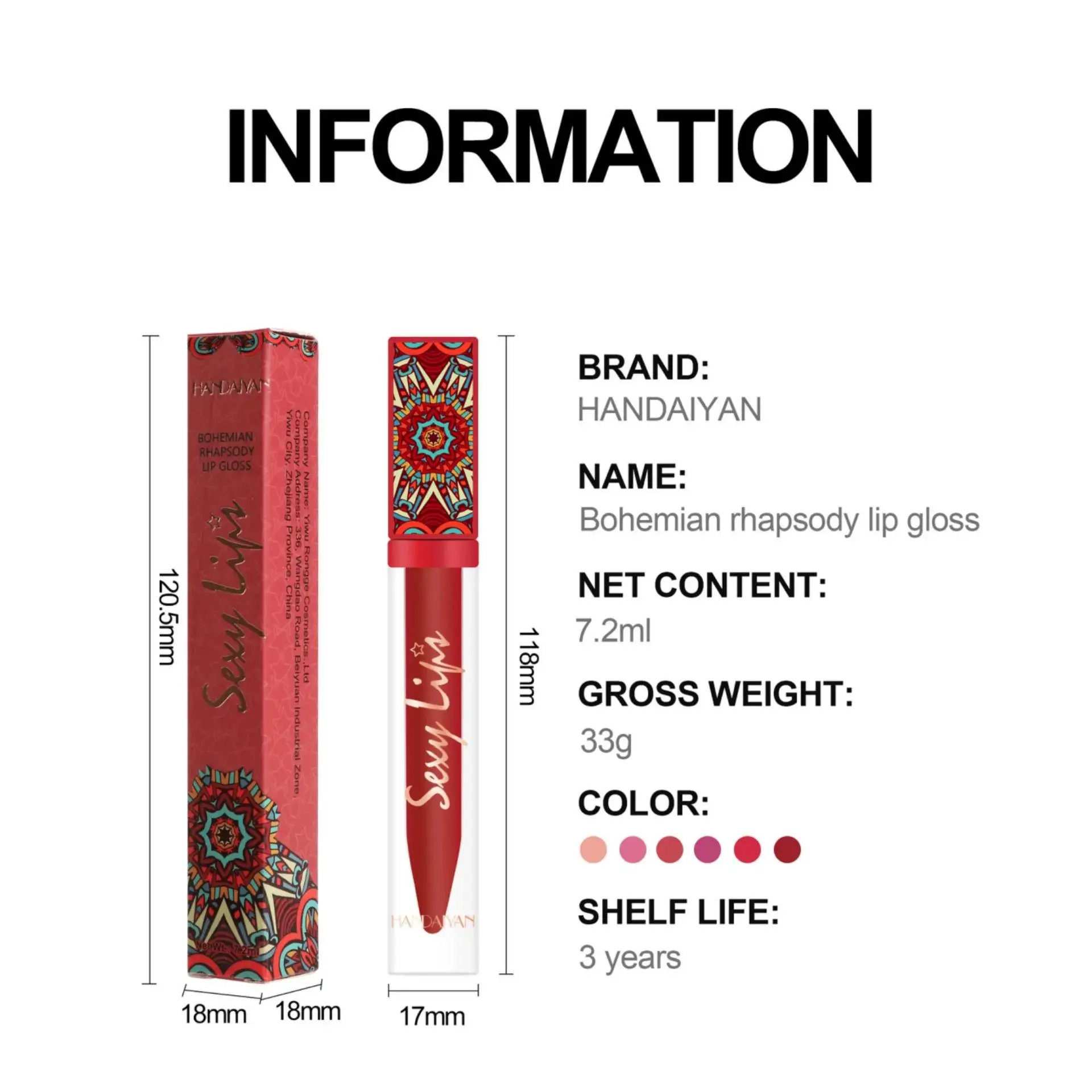 Lápiz labial líquido bohemio en tono tierra, 6 colores, mate, resistente al agua, textura de arcilla de terciopelo de larga duración, maquillaje de labios antiadherente