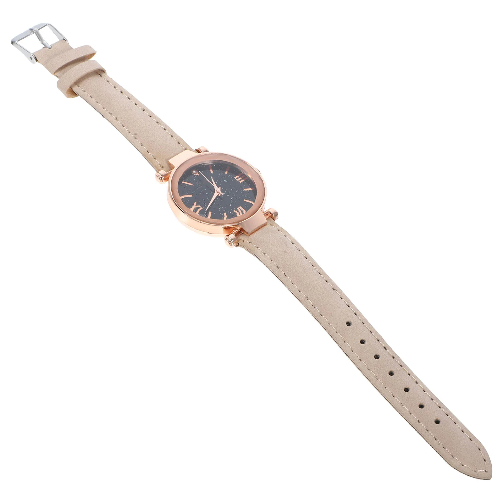 

Sky Luminous Quartz Watch Ladies Decorative Compact Portable Wrist Women Daily Party Gathering Colorful Dial Adjustable