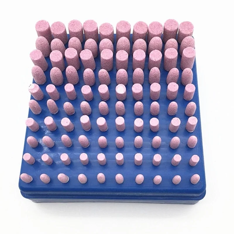 100pcs Rotary Wheel Abrasive Stone Set Drill Polishing Grinding Heads Wheel Tool For DIY Polished Engraving Cutting