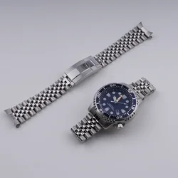 Rolamy 에코 드라이브 32003272 쥬빌리 시계 밴드 팔찌, 오이스터 걸쇠 포함, 20mm 시티즌 스트랩
