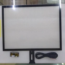 Universal Capacitive 17inch Screen 4:3 Touch Panel TP for LCD monitor display with Controller kit DIY
