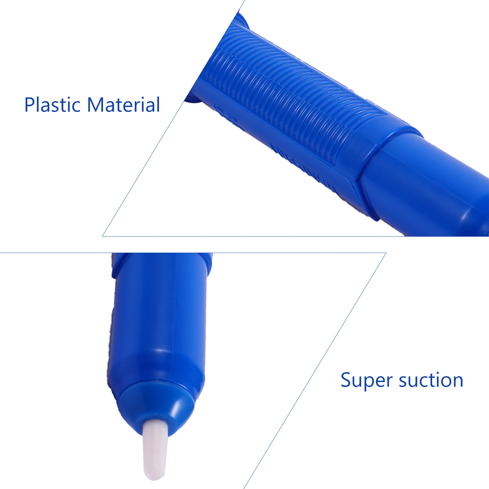 

Solder Sucker Gun Pump Desoldering Tool Vacuum Absorber Removing Kit Remover Plastic Hand Iron