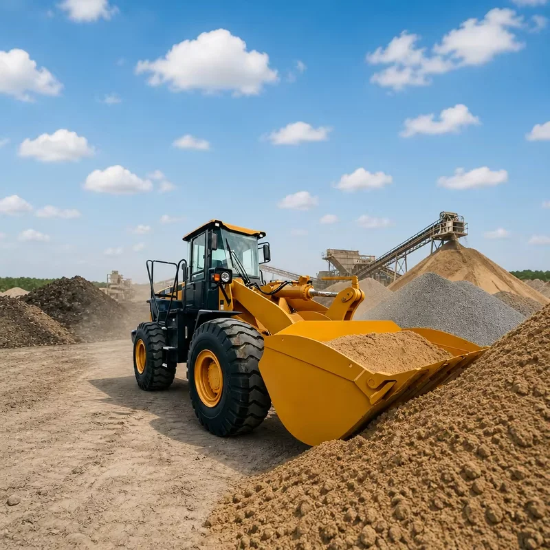 Multifunctional Wheel Loader with Quick Change Attachments for Farm Mountain Agricultural & Construction Operations
