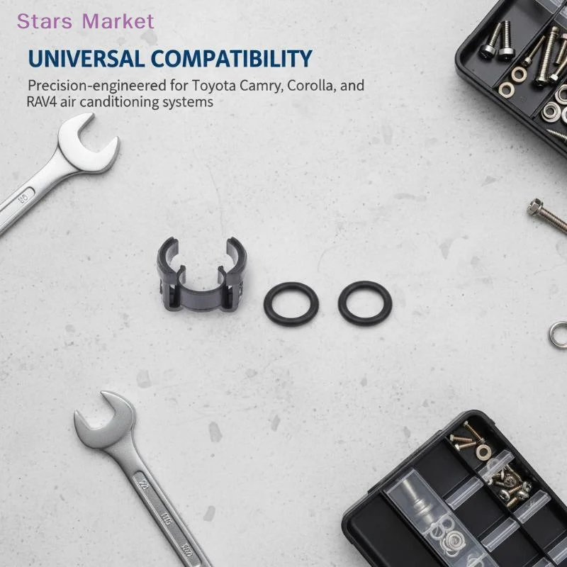 New 1 Set A/C Condensor Hard Line Lock Clamp Clip For Camry Corolla RAV4 88718-1E150 Air Conditioning Duct Buckle