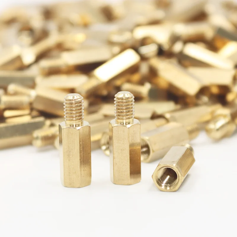 Brass Standoffs Screws Nut Kit M2 M2.5 M3 M4 Male Female PCB Motherboard Copper Hex Standoff Spacer for DIY Electronic Circuit