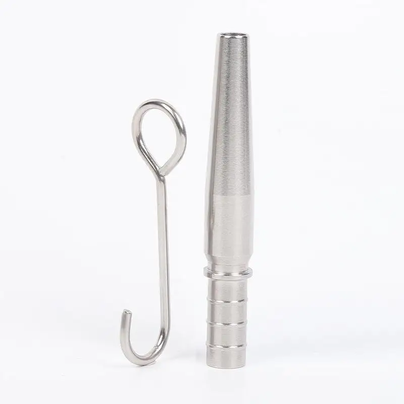 (BF06)Stainless Steel Maples Syrup Tap With Hanging Hook Rust Resistant For Outdoor Maples Sap Harvesting Syrup Making