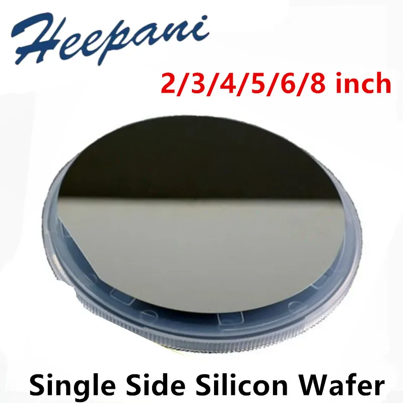 Single Side Silicon Wafer 2 inch - 8 inch Semiconductors Single Crystal Polishing Silicon Wafer Substrate Si Plate