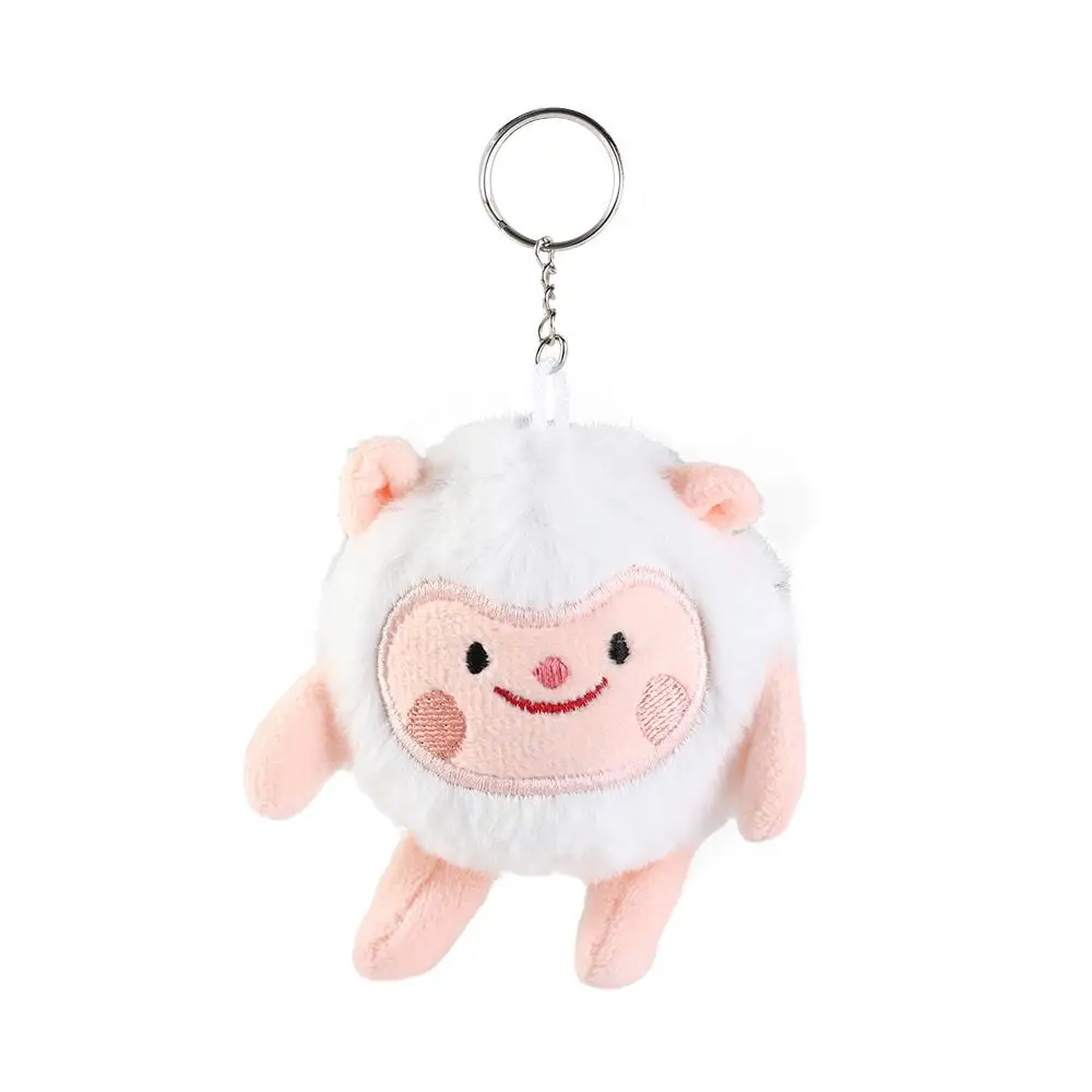 

Key Holder Little Sheep Keychain Dongdong Sheep Bee Sheep Cartoon Bee Sheep Pendant Soft Fluffy Dongdong Sheep Keyring Gift