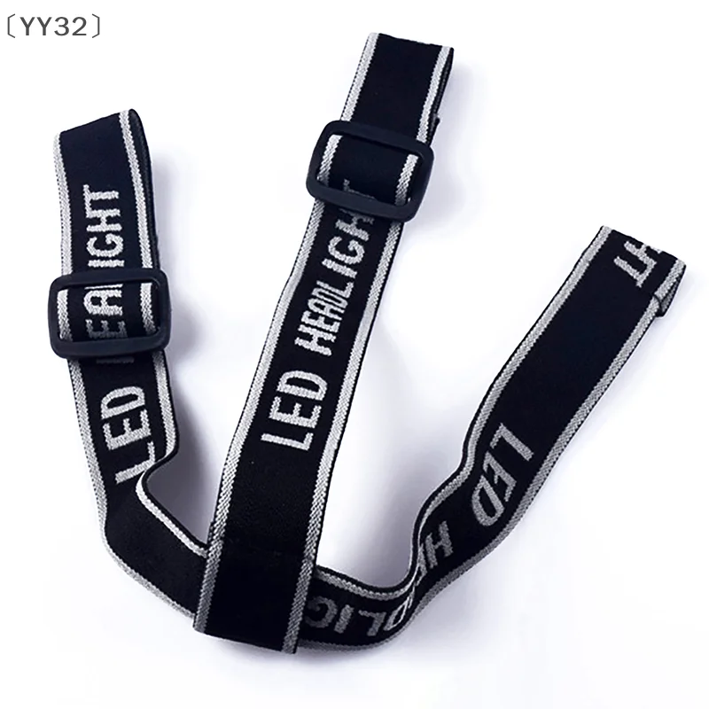 〔YY32〕Elastic Head Band Belt LED Headlamp Bike Front Light Universal Adjustable Head Lamp Strap High Elasticity Frontal Headband