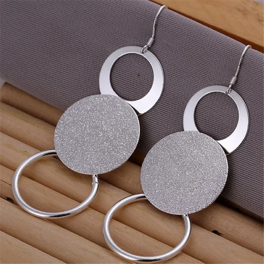 925 Sterling Silver Earrings New Listing Fashion Jewelry Holiday Gifts Classic Retro Earrings Free Shipping