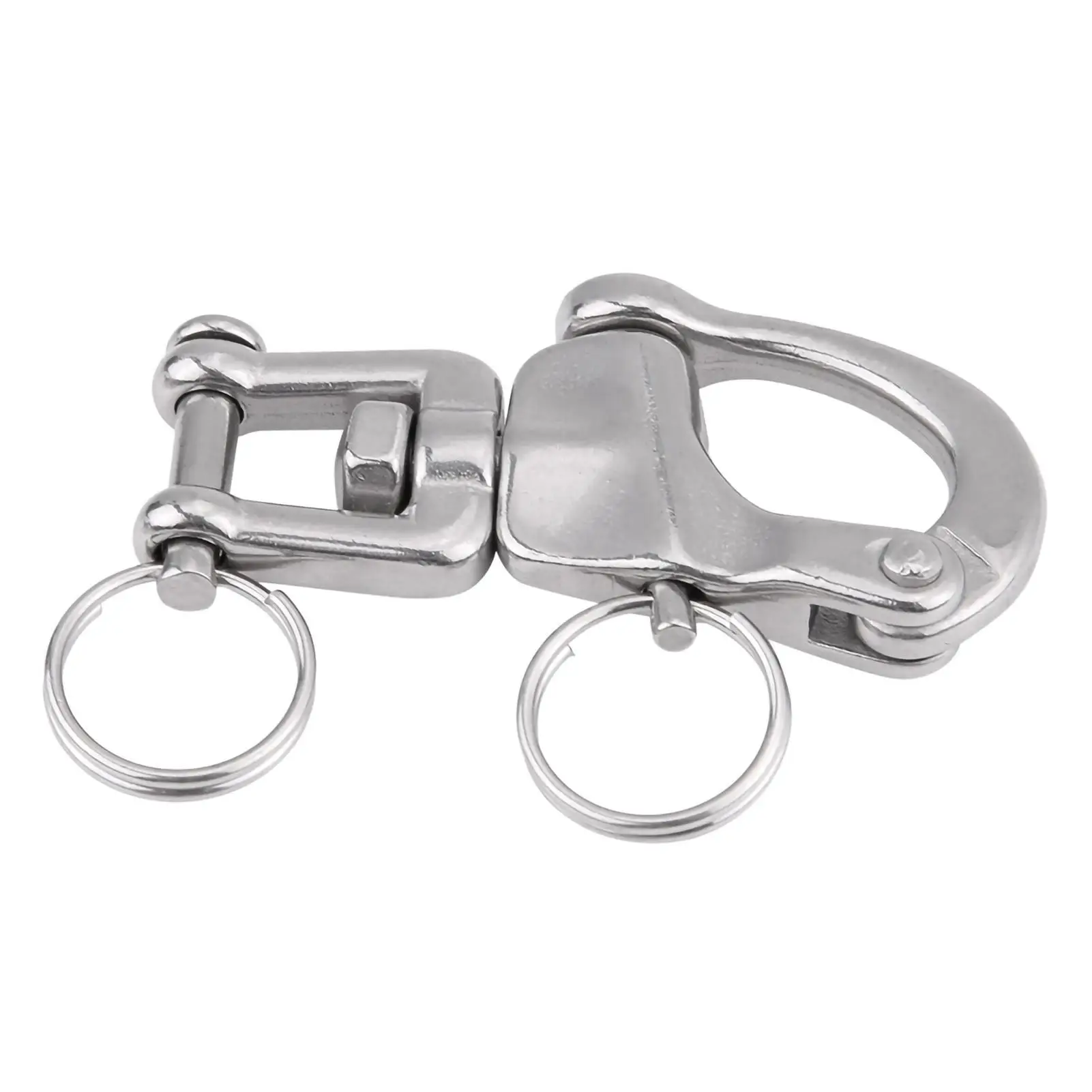 316 Stainless Steel Swivel Snap Shackle for Sailboats - Ideal for Spinnaker Halyard 01# & 03#