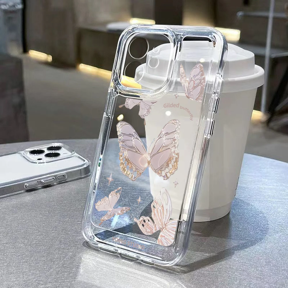 Clear Funda For Honor 90 Case Honor 100 80 90 70 60 Pro Huawei P30 P40 P50 P60 Mate 50 40 60 Pro Fundas Flower Shockproof Cover