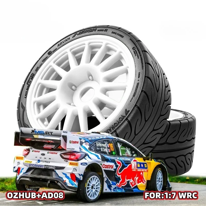 4pcs 103mm 1/7 1/8 RC Rally Off-Road Buggy Tires Wheel 17mm Hex for ARRMA Trxs Redcat Team Losi Kyosho HPI WR8 HSP RC Car