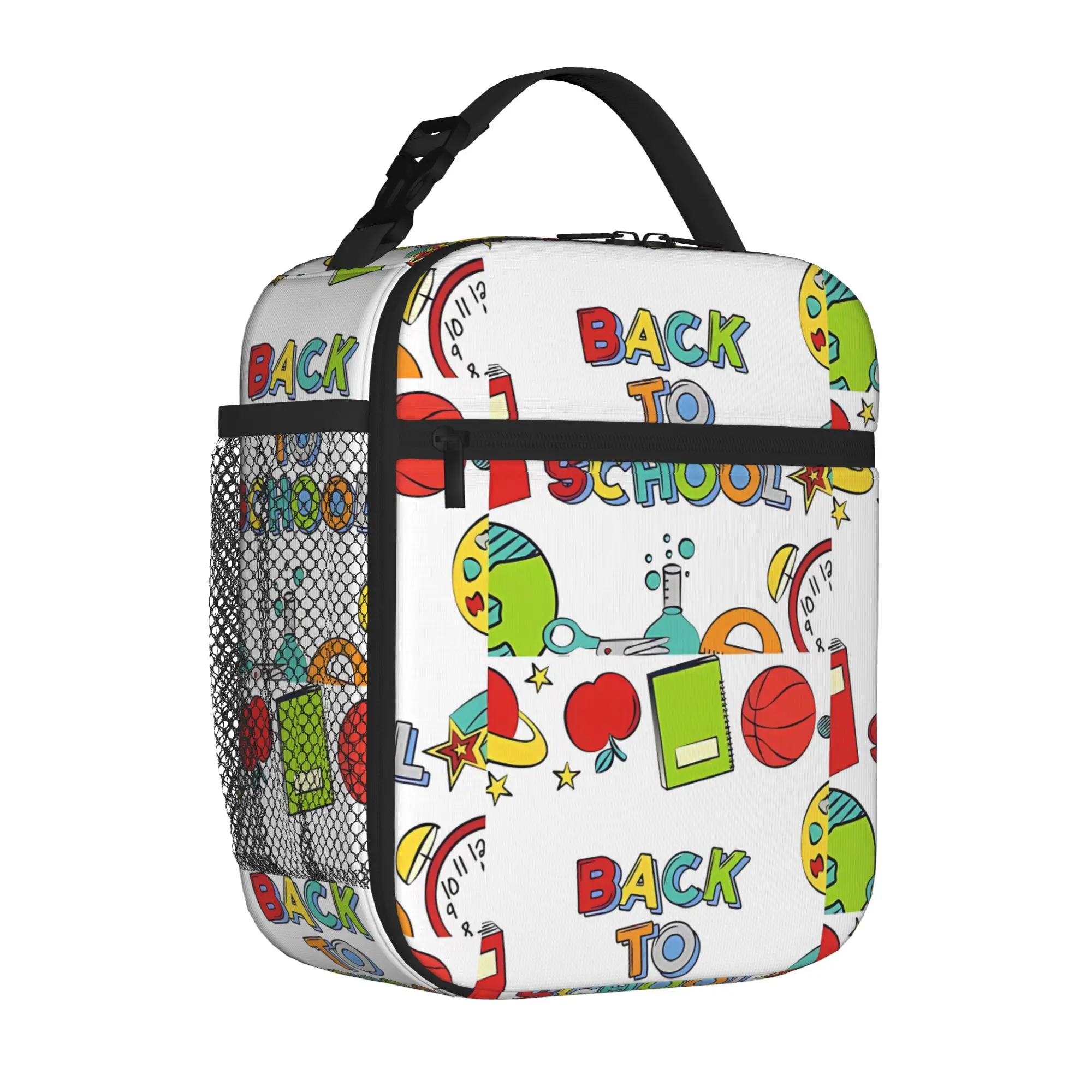 1 Piece For Students Food Container Portable Pocket Back To School Zipper Closure Aluminum Foil Food Pouch For Travel