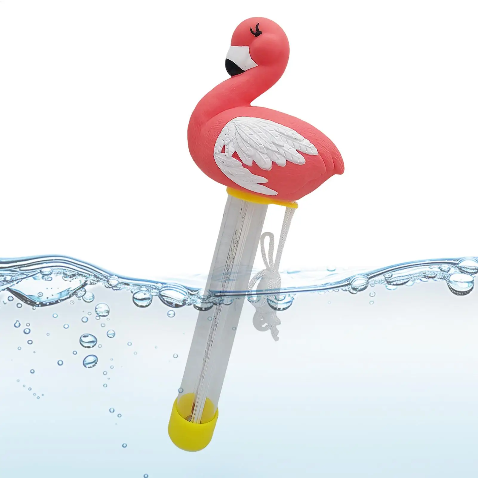 Floating Water Gauge Waterproof Water Temperature Gauge for Pool Shatterproof Monitor Large Display for Indoor Outdoor Swimming
