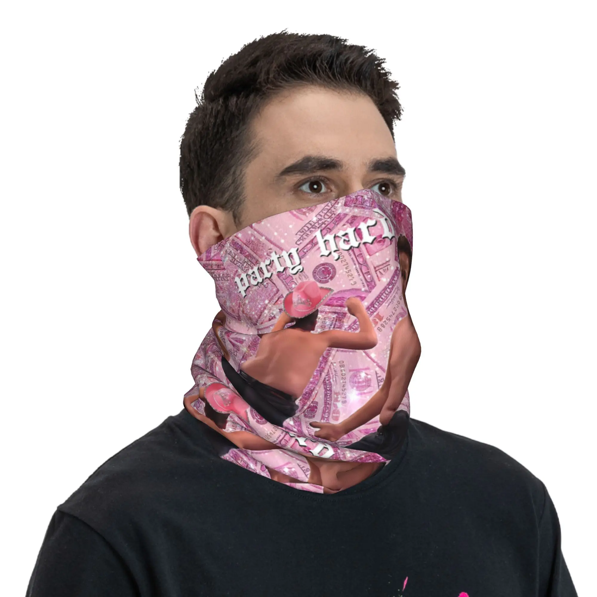 Гобелен Gibby Party Requirements, бандана, чехол на шею, шарф с принтом, универсальный велосипедный шарф для бега, унисекс, дышащий для взрослых