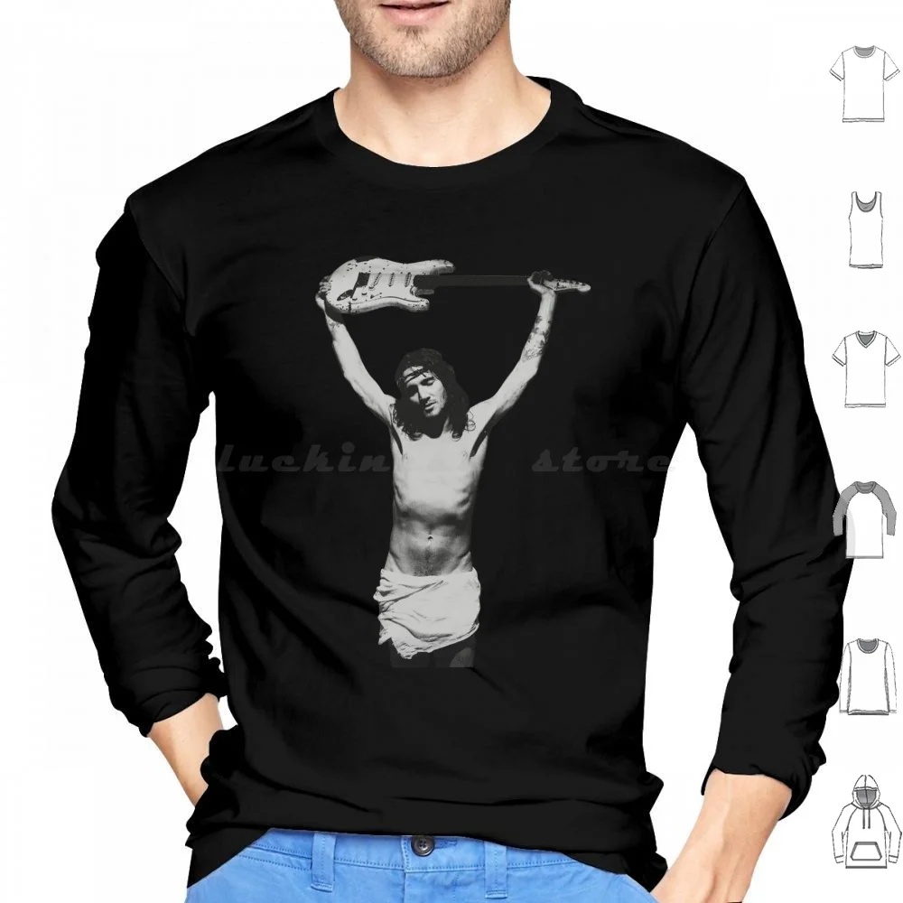 

John Frusciante Hoodies Long Sleeve John Frusciante Frusciante Guitar Music Band John Guitarist Trending Vintage John