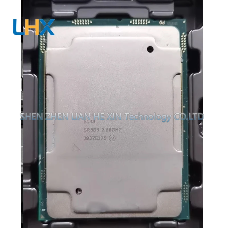 6138 SR3B5 2.0 GHz 125W 20C/40T 27.5M cache LGA3647 CPU Processor